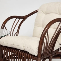 Террасный комплект New Bogota (2 кресла + стол) с подушками (Walnut / грецкий орех) - Изображение 5